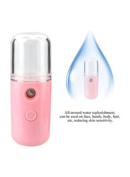 Portable Nano Facial Sprayer Humidifier, 4838290669, Pink/White