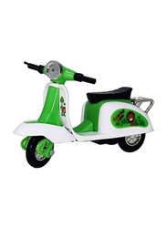 Mini Vintage Metal Scooter Toy, Green, Ages 3+