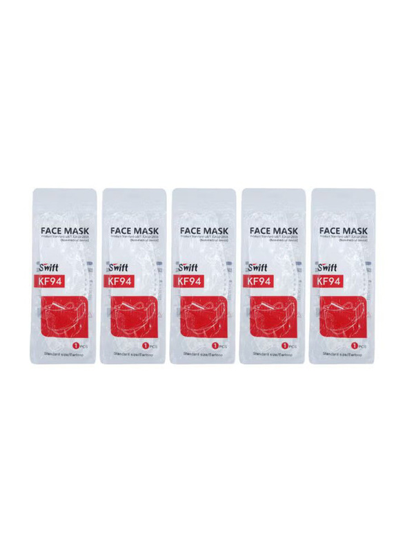 KF94 Swift Protective Face Mask, 5 Pieces