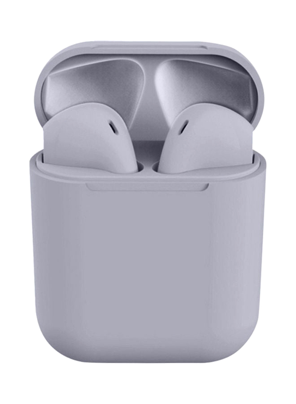 True Wireless Bluetooth In-Ear Earbuds with Charging Case, Grey