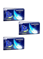 Fa Energizing Sport Active Fresh Soap Bar, 3 x 175gm