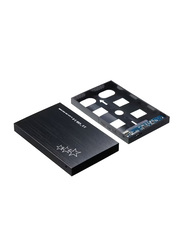 USB 3.0 To SATA HDD Converter Adapter External Case, Black