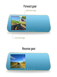 Full HD Car Dash Camera DVR with Holder, Black/Blue