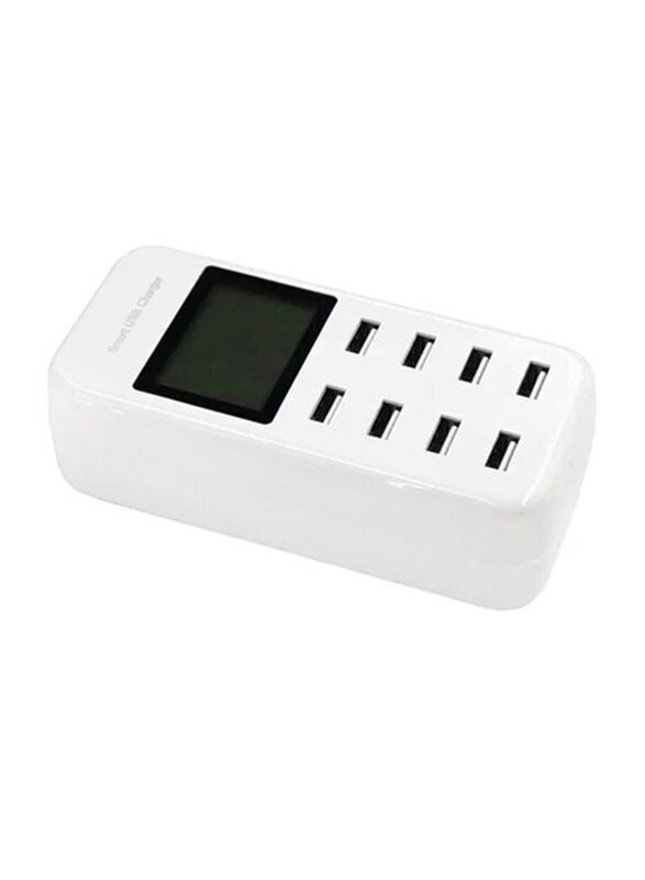 

Generic 8-Port USB Charging Station with LCD Screen, Multicolour