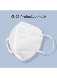 KN95 Quadruple Protection Face Mask, White, 1-Piece