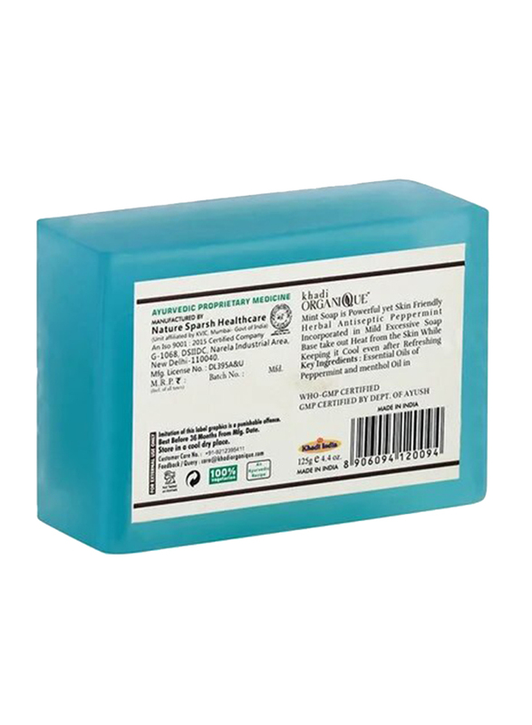 Khadi Organique Mint Soap, 125g