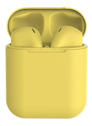 Wireless/Bluetooth In-Ear Noise Cancelling Earbuds with Microphone, Yellow