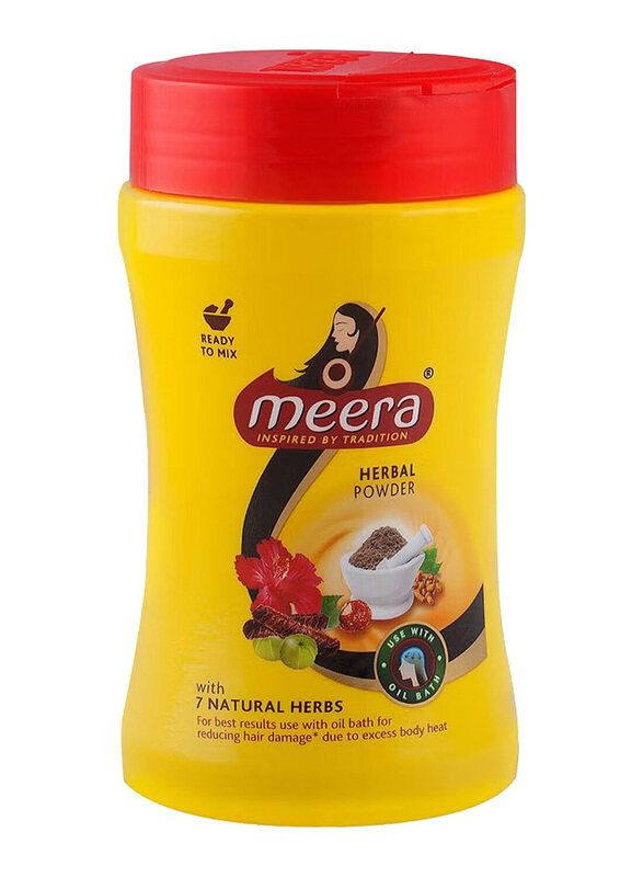 

Meera Hair Wash Herbal Powder for All Hair Type, 120gm