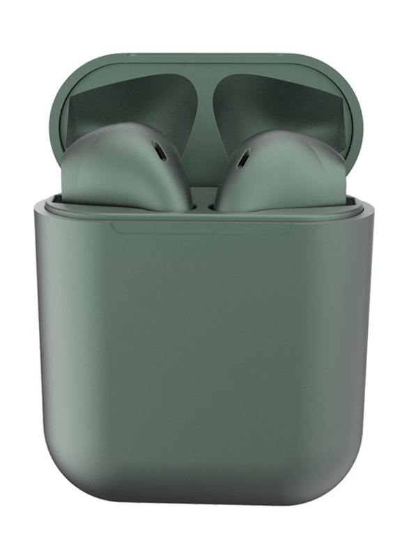 Inpods 12 True Wireless Bluetooth In-Ear Noise Cancelling Stereo Earphones with Microphone, Dark Green