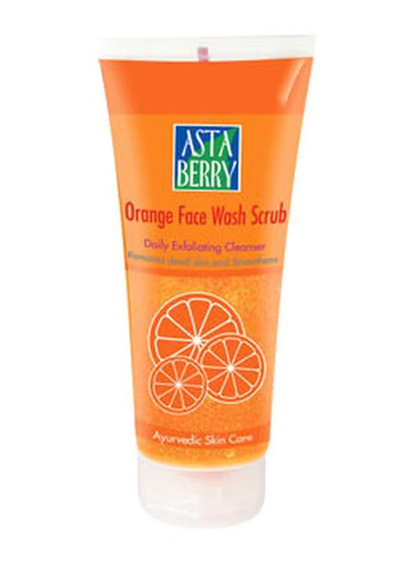 Asta Berry Orange Face Wash Scrub, 120ml