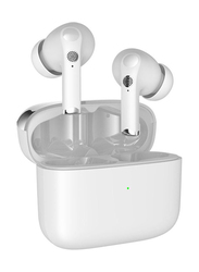 Bluetooth In-Ear Earbuds with Charging Case, V8986W_P, White