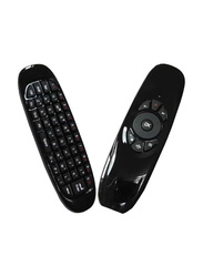 2-Piece Keyboard And C120 Air Mouse Remote Control Set, Black
