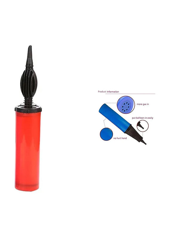 

Generic Premium Quality Manual Balloon Pump, Ages 3+, Red