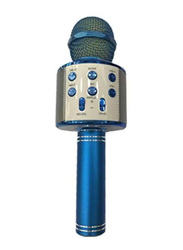 WS-858 Bluetooth Karaoke Microphone, Blue