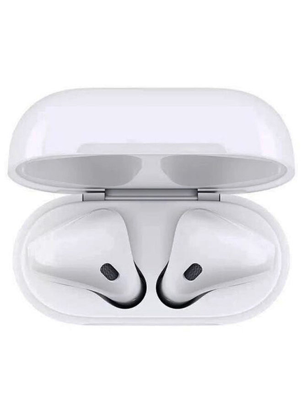 Wireless/Bluetooth In-Ear Noise Cancelling Sports Earbuds with Charging Box, White