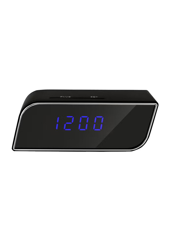 Multifunctional Mini Clock With DVR Security Camera, Black