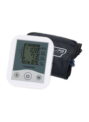 Blood Pressure Monitor with LCD Digital Display, BPM1007, White