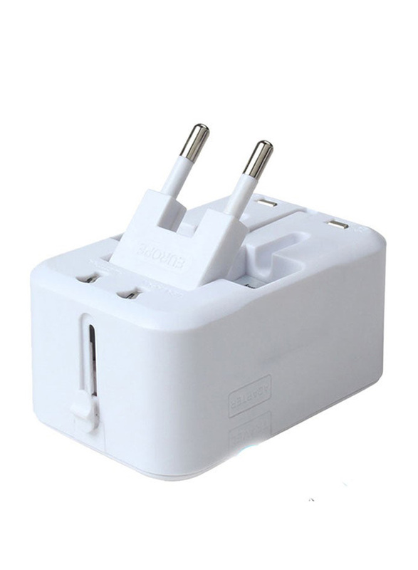 Otravel Portable Universal Travel Adapter, White