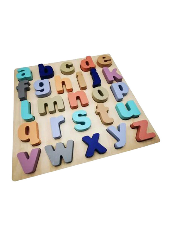 Wooden Alphabets Puzzle Board Set, 27 Pieces, Ages 3+