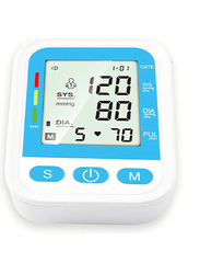 Electronic Blood Pressure Monitor, PAA3480BL-1, Blue/White