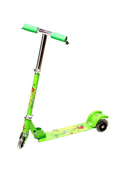 Zest 4 Toyz 3-Wheel Foldable Skate Scooter, 13cm, Scooty666-Grn, Green