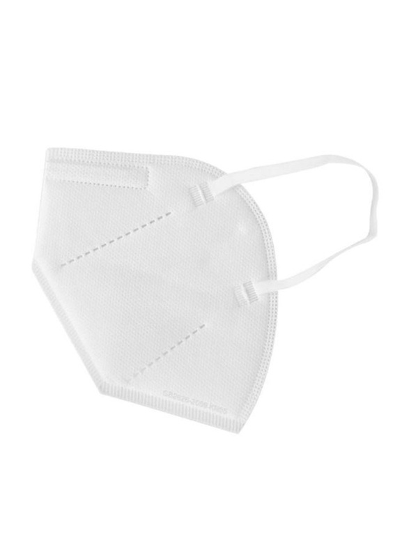 KN95 Particulate Respirator Face Mask, White, 10-Pieces