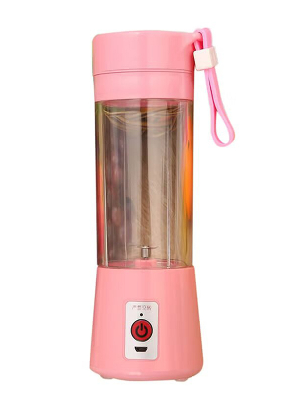 Vander Life 380ml USB Electric Smoothie Blender Juice Cup, ZK1623403, Pink/Clear