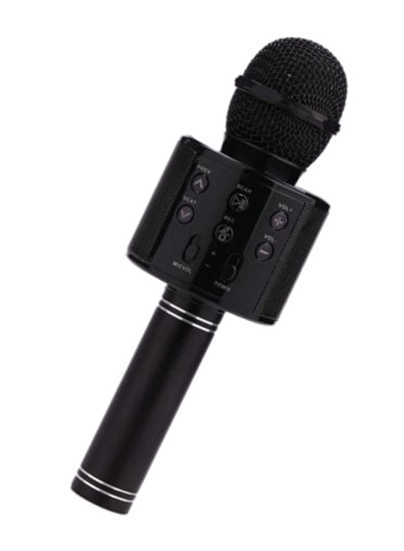 Bluetooth Karaoke Microphone, WS858, Black/Silver