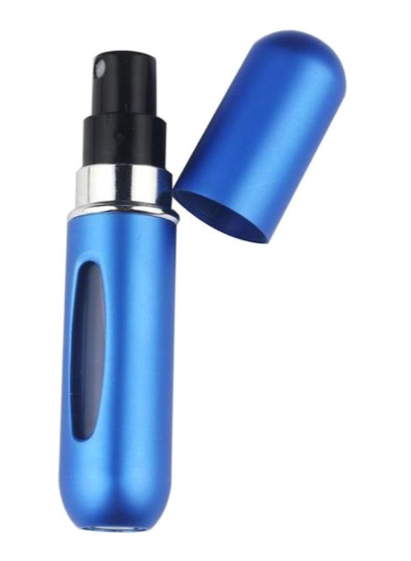 Portable Mini Refillable Perfume Empty Spray Bottle, Blue/Black