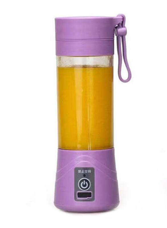 380ml USB Mini Electric Fruit Handheld Smoothie Maker Blender, ZN-090-1, Purple