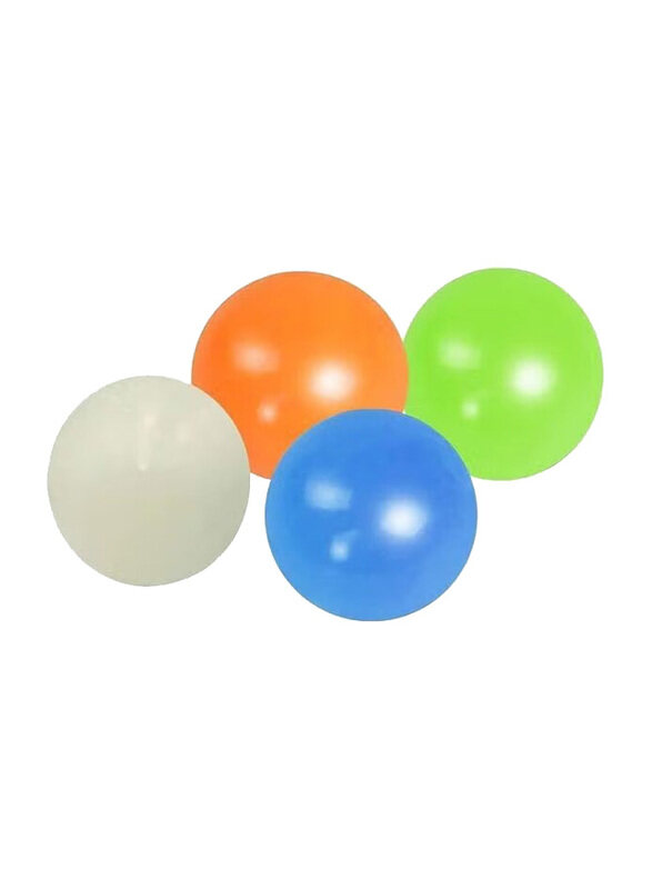 

XiuWoo Glowing Stress Relief Sticky Balls, 4 Pieces, Ages 3+