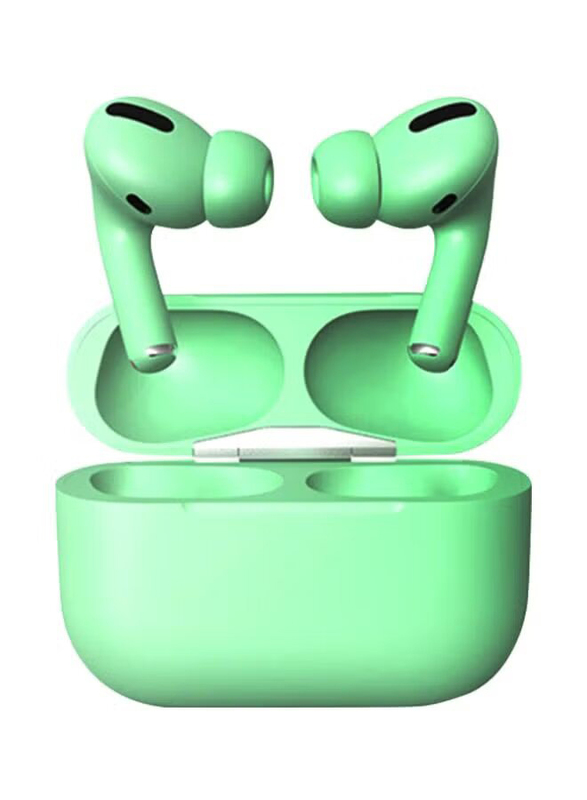 Wireless In-Ear Earbuds With Charging Case, Green