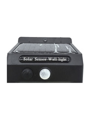 Solar Sensor Wall Light, Black