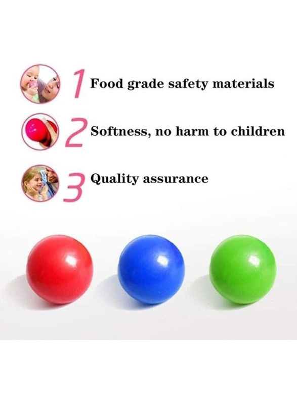 XiuWoo 4-Piece Glowing Stress Relief Sticky Balls, TT211, Ages 3+ Years