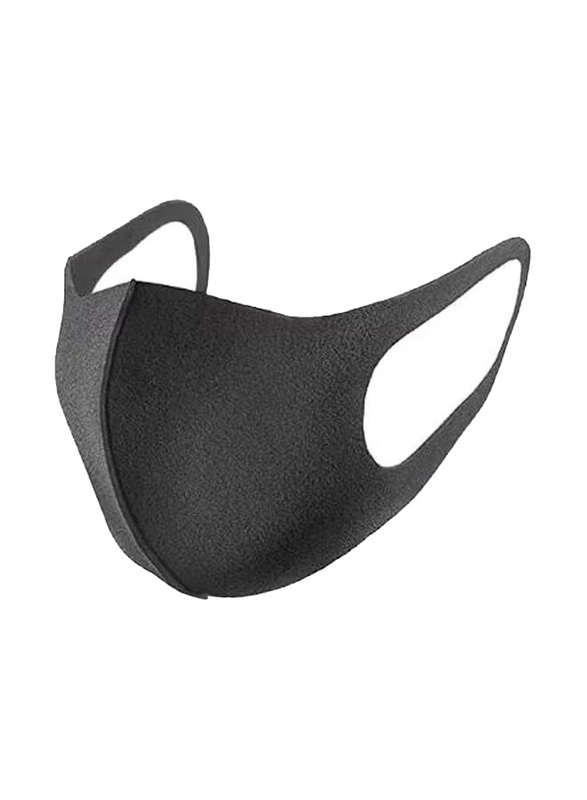 Antidust Respiratory Washable Motorcycle Muffle Mask, Black