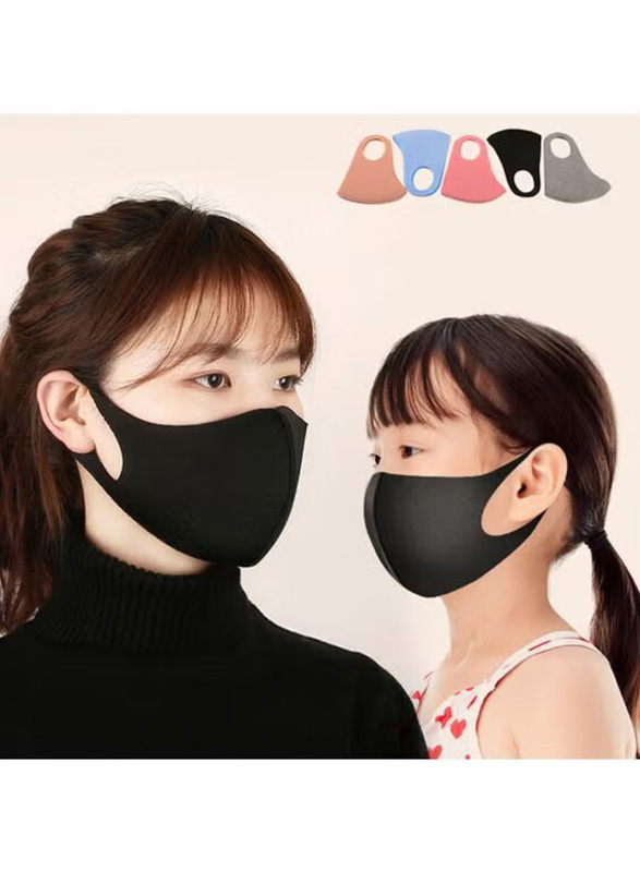 PM2.5 Haze-Proof Cotton Mask, Black