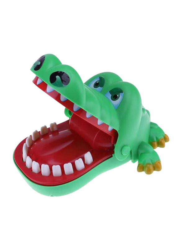 

Sharpdo Crocodile Mouth Dentist Bite Finger Toy, Green, Ages 3+