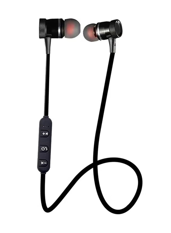 Stereo Sports Bluetooth Wireless In-Ear Headphone, Black