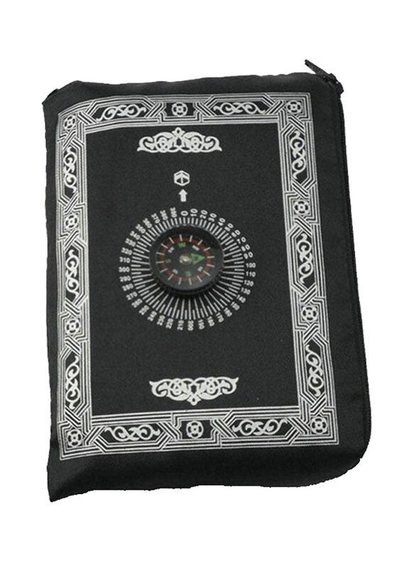 

Generic Religious Prayer Mat, 40 x 60cm, Black/White