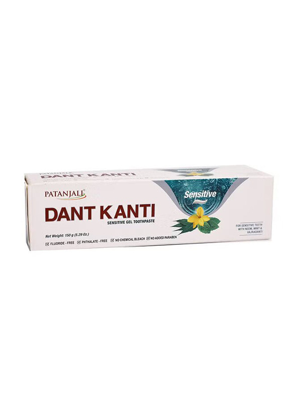 Patanjali Dant Kanti Sensitive Gel Toothpaste, 150gm