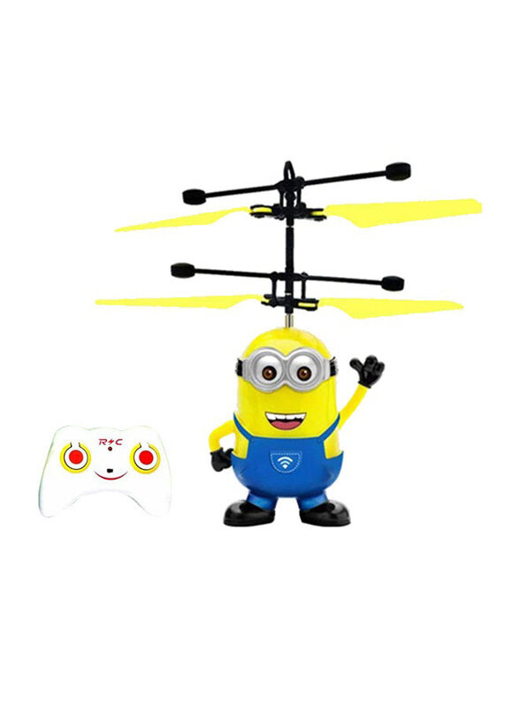 

Generic Minions Induction Flying Helicopter with Remote Control, Ages 3+