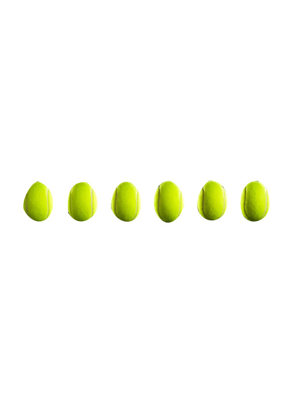 Tennis Training Ball Set, 6 Piece, Yellow