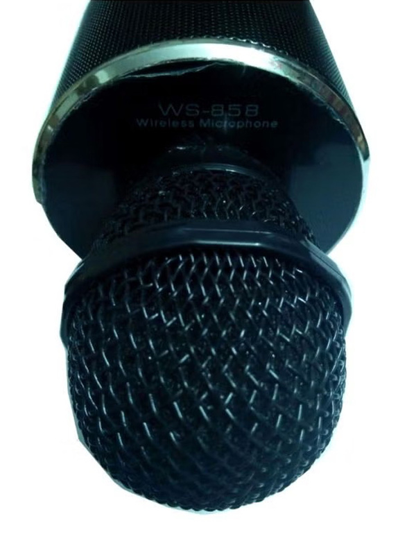 Wster WS-858 Wireless Handheld Karaoke Microphone, 1bi.182.76064033.18, Black/Green