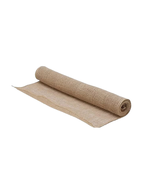 Decorative Jute Gift Wrapping Roll, Brown