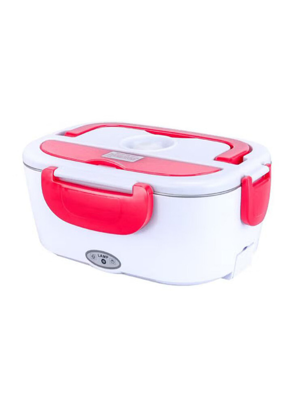 Multi-Functional Electric Heating Lunch Box with Removable Container, H355R2-EU, Red/White