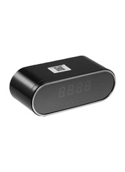 HD Camera Alarm Clock, Black