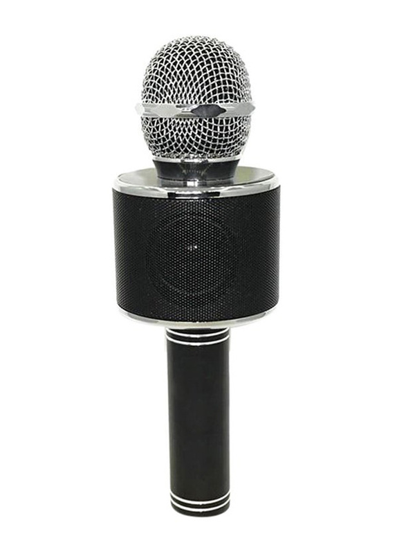 BK 858 Rechargeable Wireless Mic Black DubaiStore Dubai