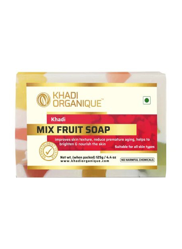 Khadi Organique Handmade Mix Fruit Soap, 125g