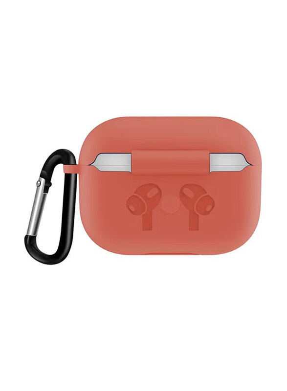 

Generic Silicone Charging Protective Case Cover For Apple AirPods Pro, PAP142, Red/Black