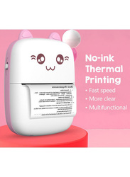 Portable Mini Thermal Printer, Pink